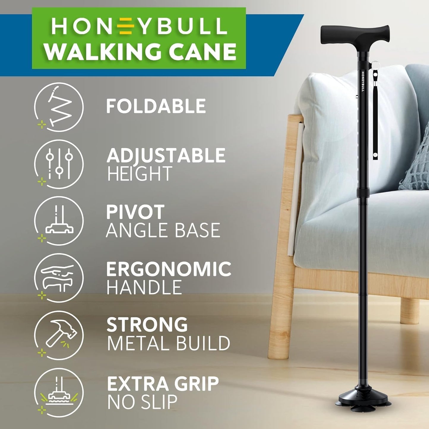 UCR HB Walking Stick For The Elderly