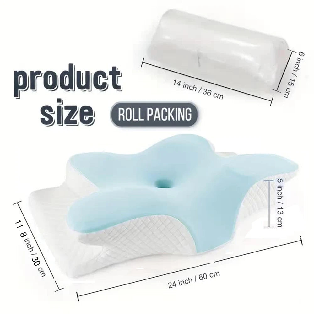 UCR Octopus Cervical Butterfly Pillow