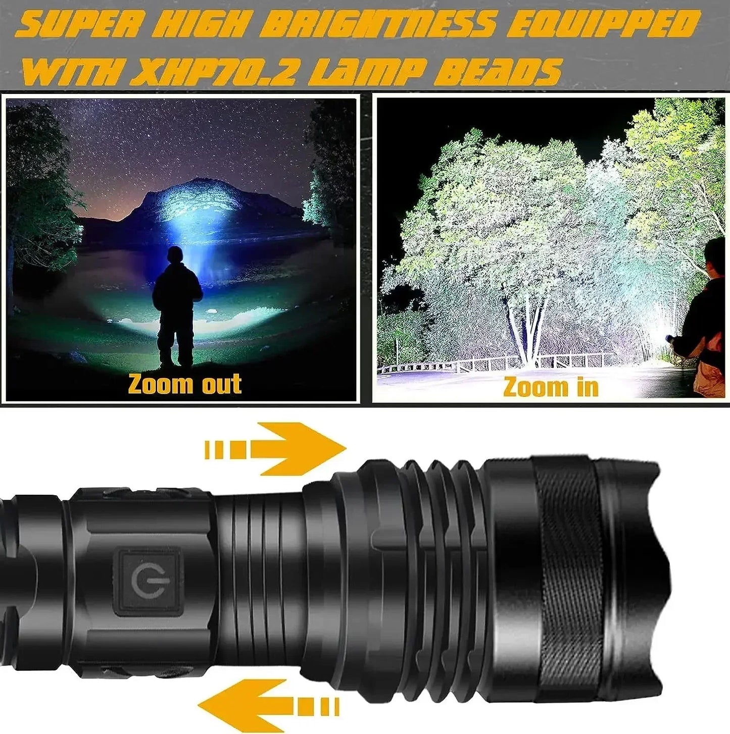 UCR Belgrade Led Rechargeable Tactical Flashlight
