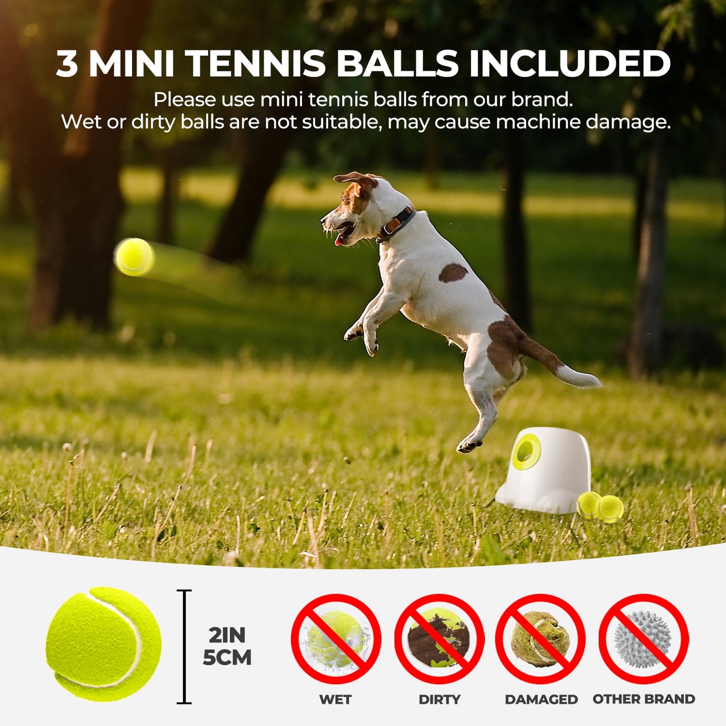 UCR Automatic Tennis Ball launcher For Active Playtime With Dogs™