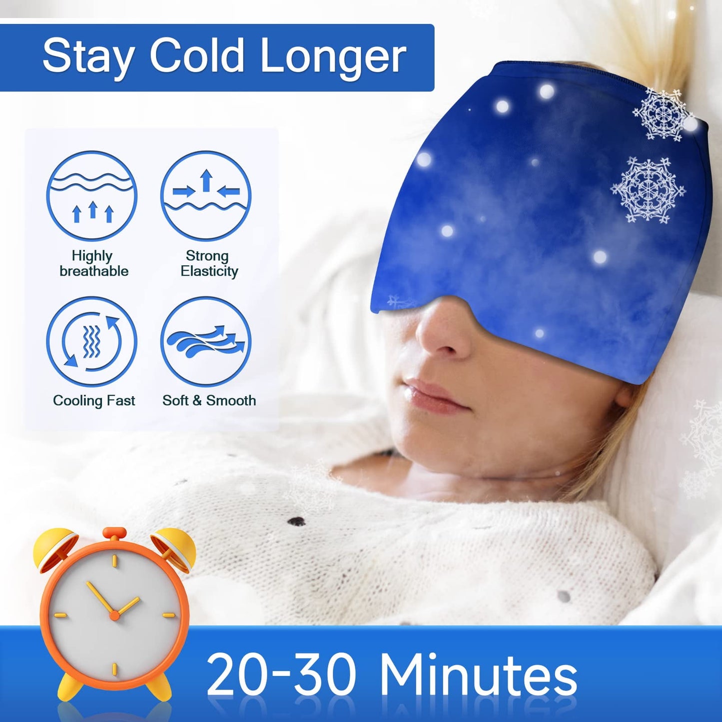 UCR Migraine Headache Relief Cap With Sleep Eye Mask™