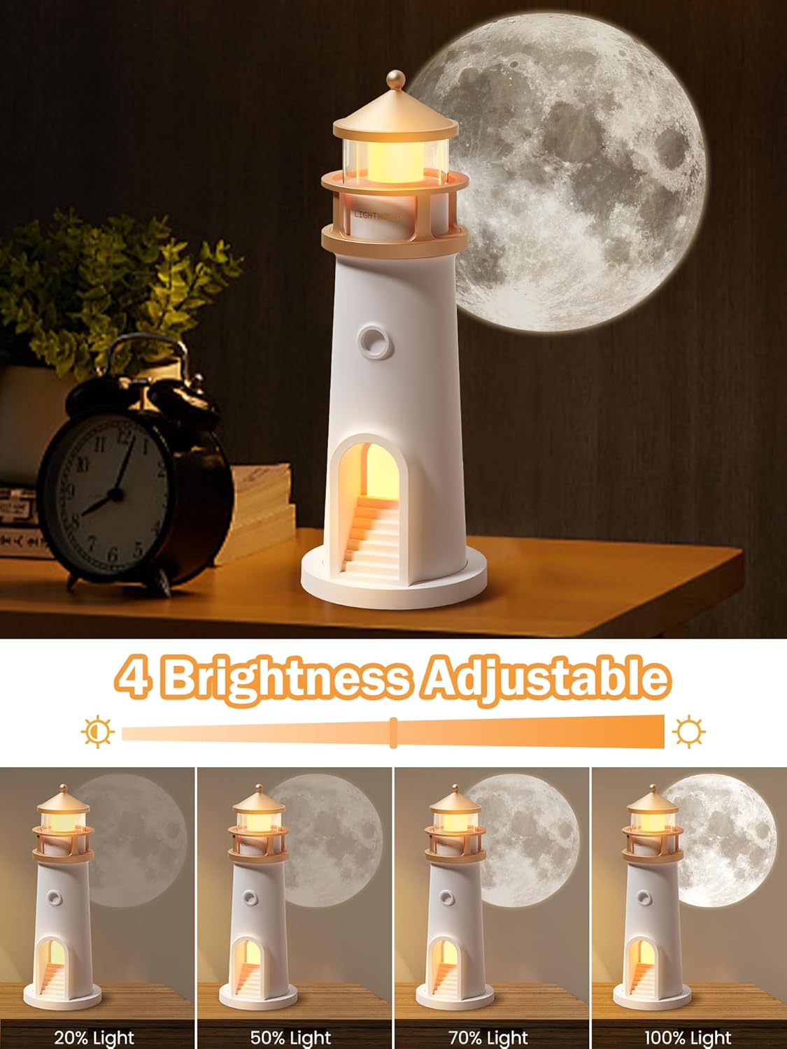 UCR 3D Moon Projector Lighthouse Lamp™ | Halloween 2025 Limited Edition