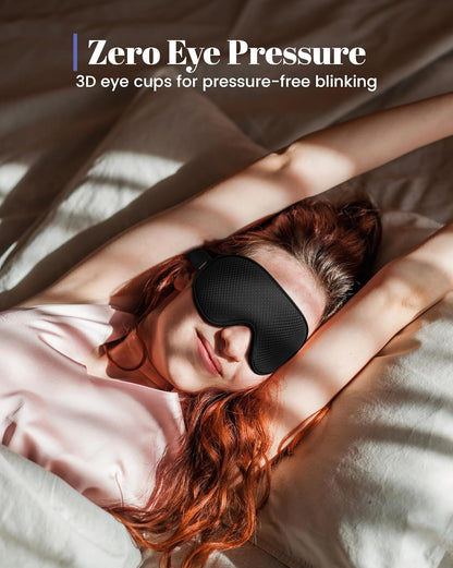 UCR 3D Deep Contoured 100% Light Blocking Sleep Eye Mask™