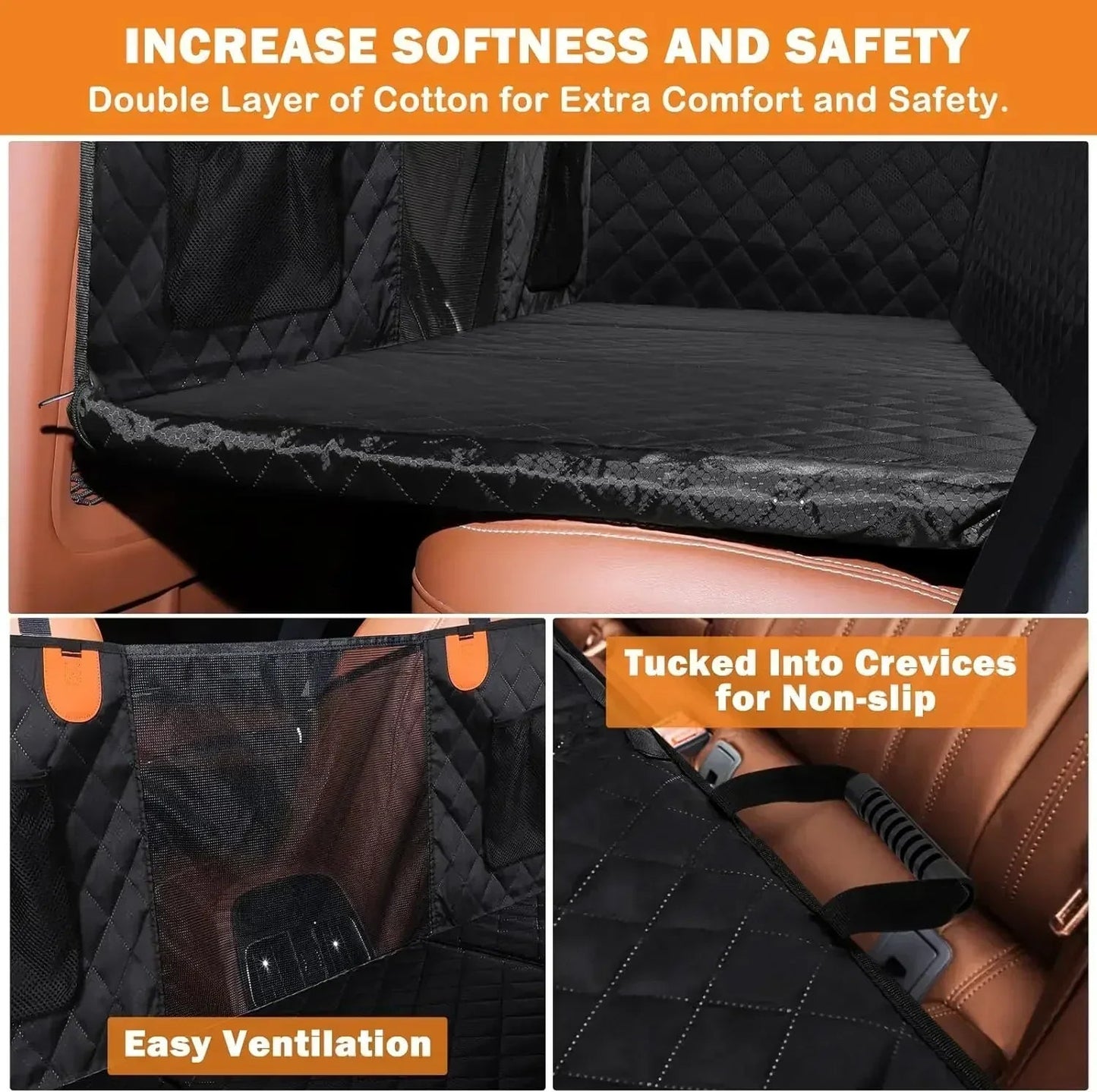 UCR Hard Bottom Dog Car Backseat Extender & Cover™