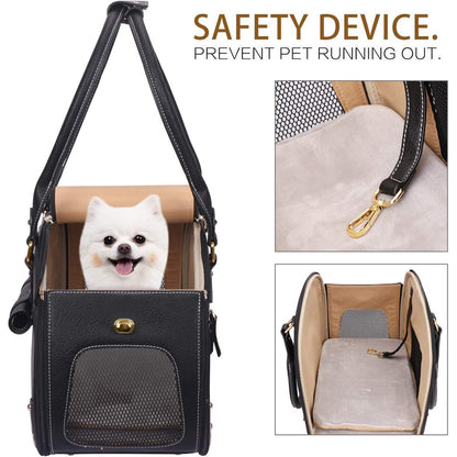 UCR Luxury Designer Tote Premium Leather Handbag Carriers For Small Pets™
