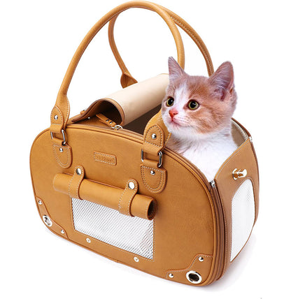UCR Luxury Designer Tote Premium Leather Handbag Carriers For Small Pets™