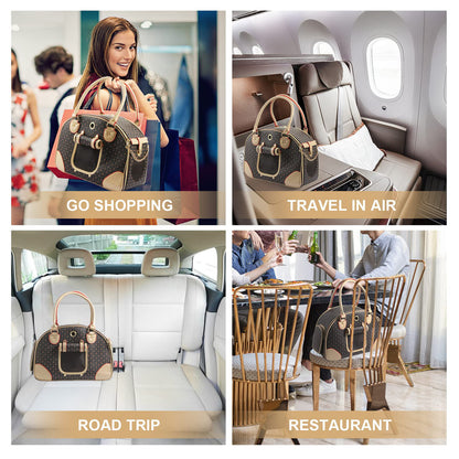 UCR Luxury Designer Tote Premium Leather Handbag Carriers For Small Pets™