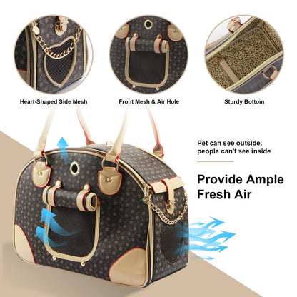 UCR Luxury Designer Tote Premium Leather Handbag Carriers For Small Pets™