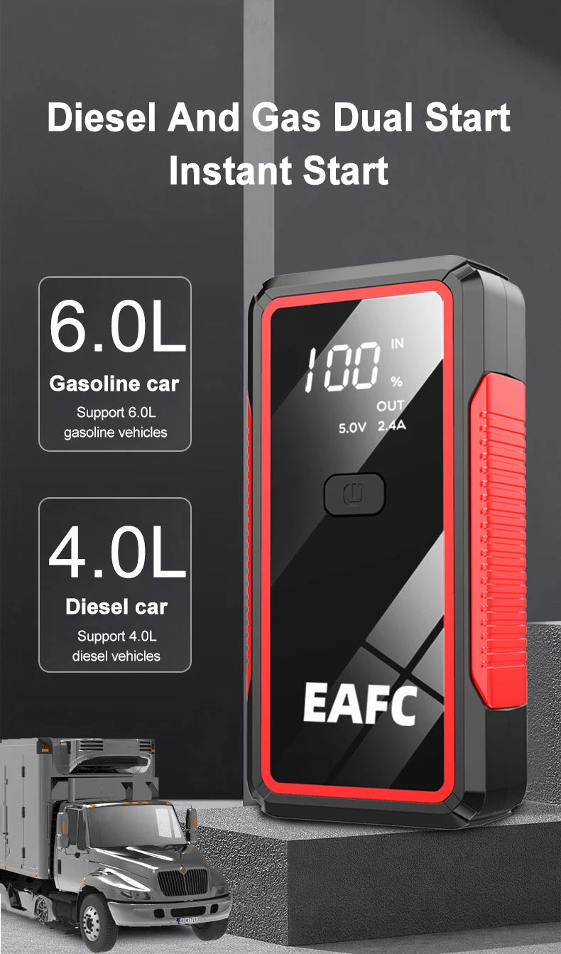 UCR EAFC 2000A Car Battery Jump Starter and Booster