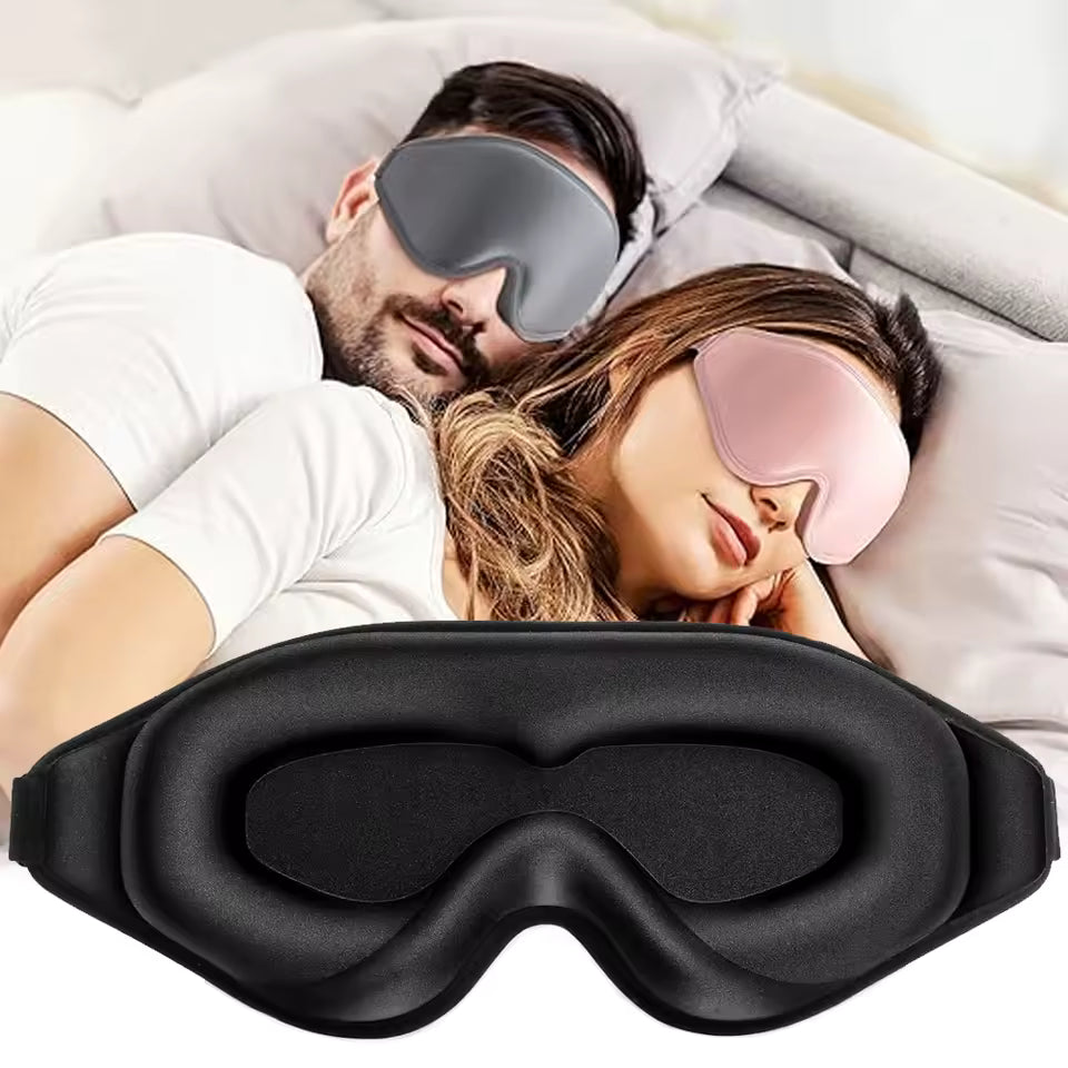 UCR 3D Deep Contoured 100% Light Blocking Sleep Eye Mask™