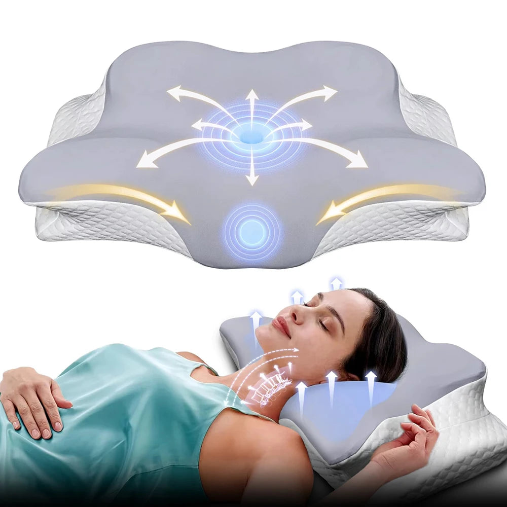 UCR Octopus Cervical Butterfly Pillow