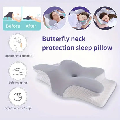 UCR Octopus Cervical Butterfly Pillow