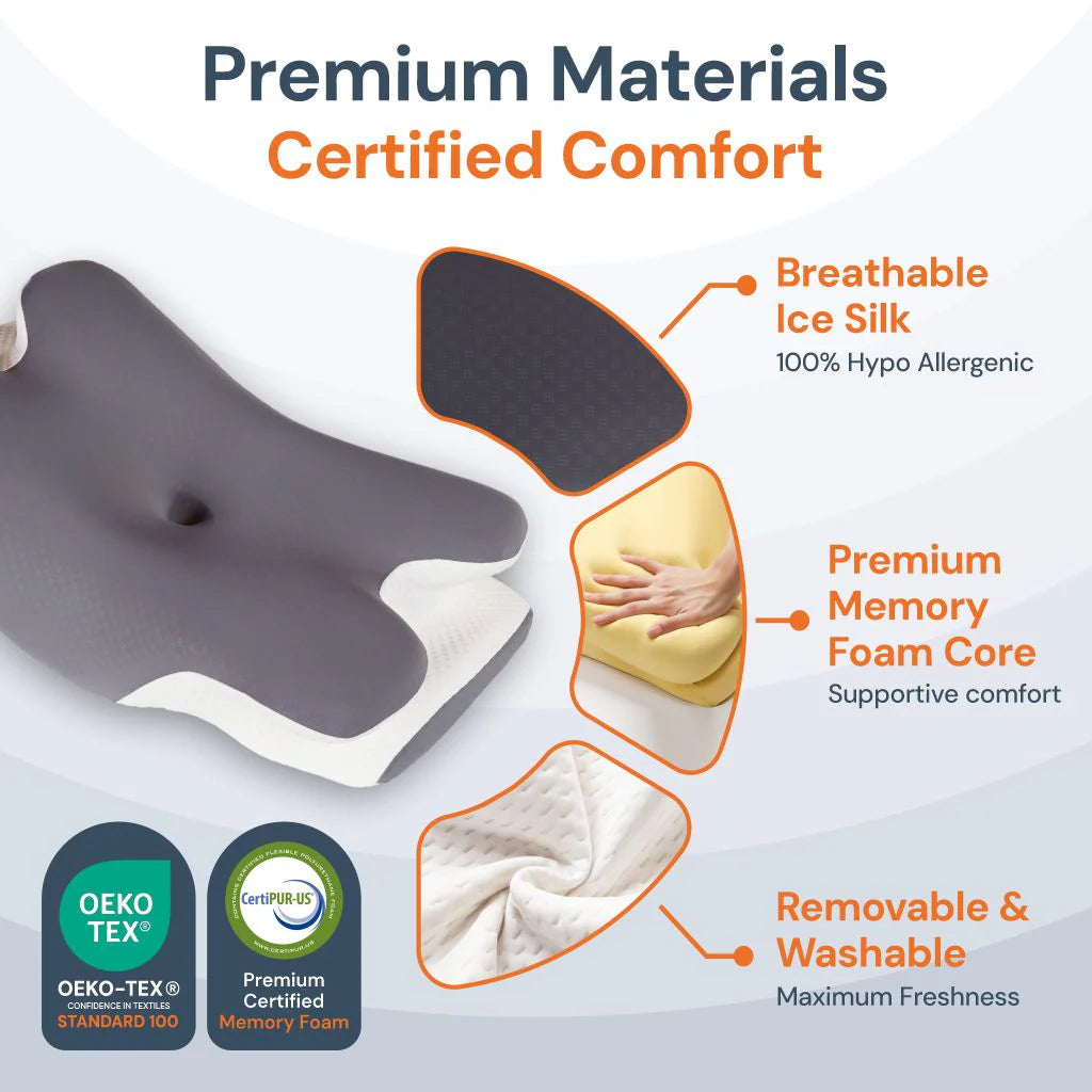 UCR Octopus Cervical Butterfly Pillow