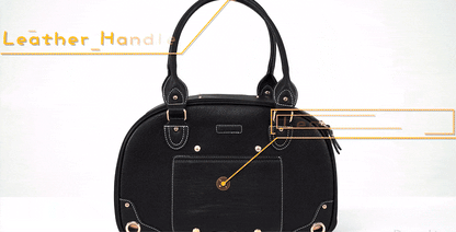 UCR Luxury Designer Tote Premium Leather Handbag Carriers For Small Pets™