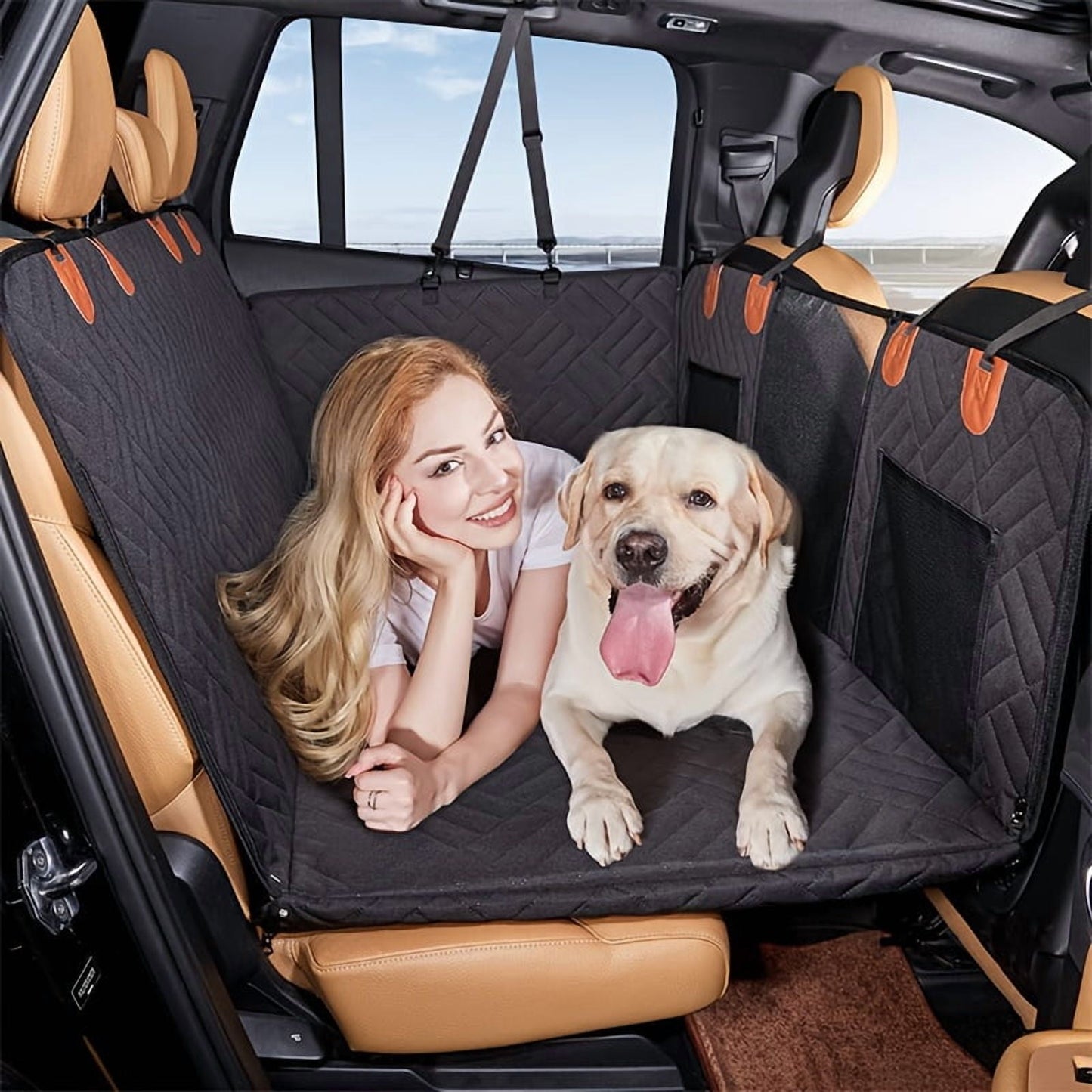 UCR Hard Bottom Dog Car Backseat Extender & Cover™