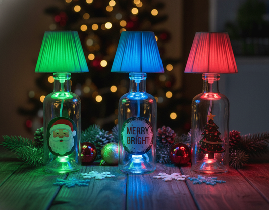 Christmas BottleGlow Pack with Colored Lamps