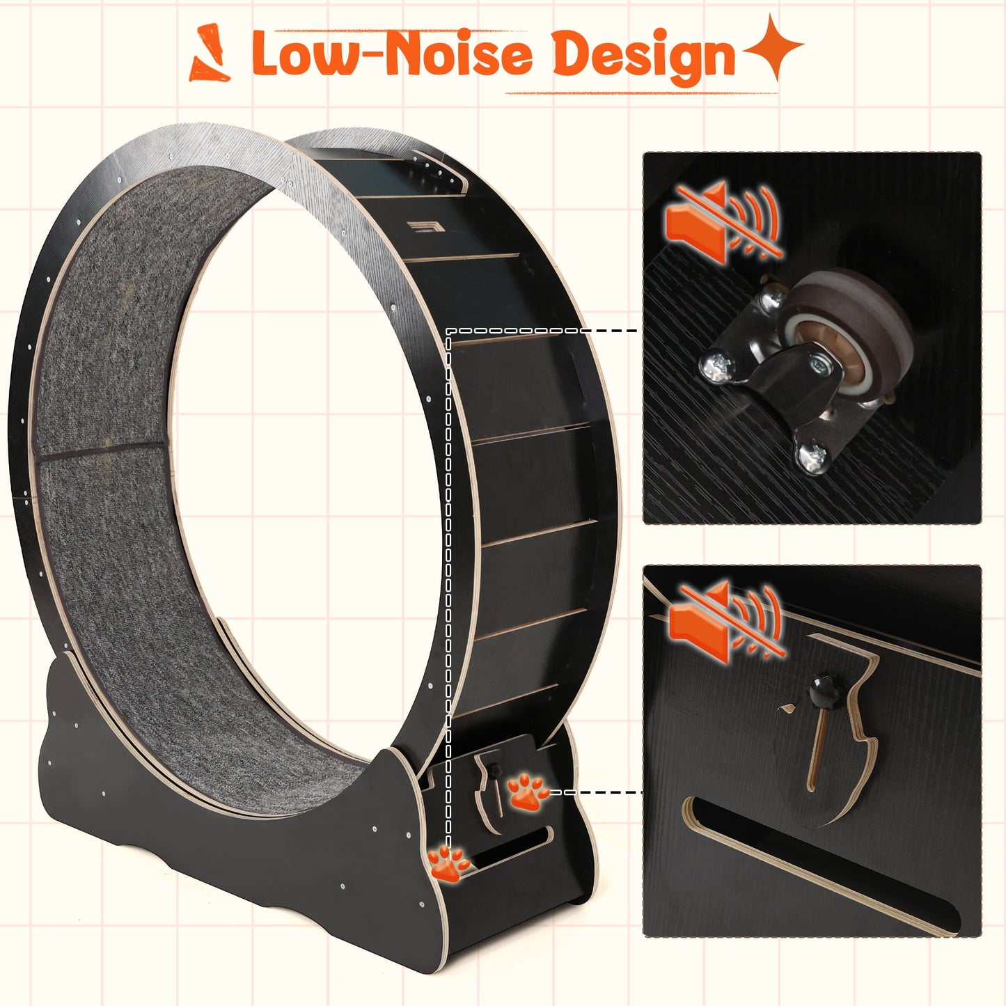 UCR Upgraded Cat Exercise Wheel™