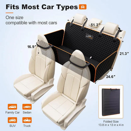 UCR Hard Bottom Dog Car Backseat Extender & Cover™